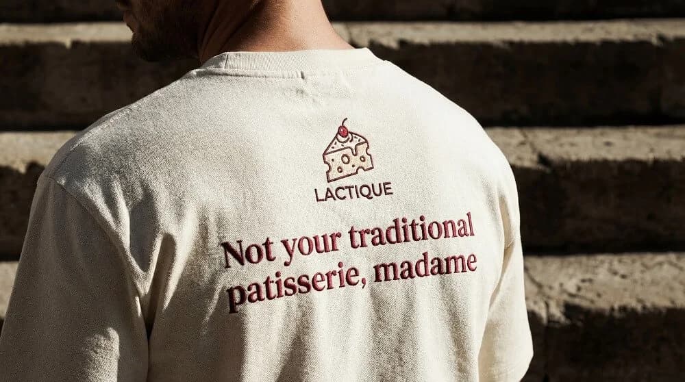 Lactique men's apparel.