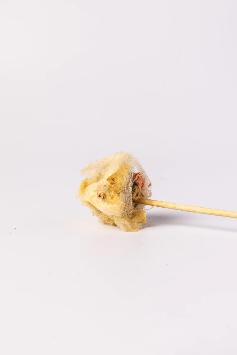 Cotton-candy lollipop, one of our own product developments.